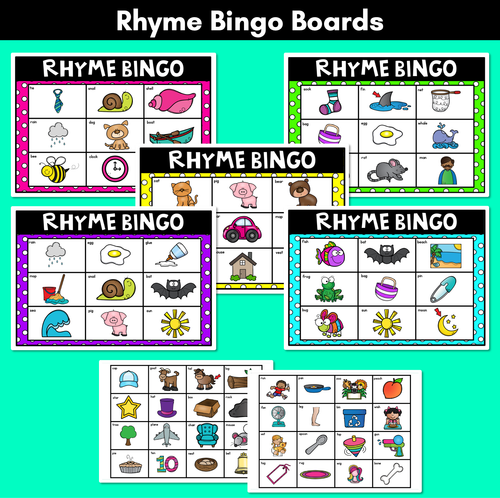 Resource preview 4 for Phonological Awareness Bingo Games