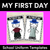 1 for My First Day School Uniform Template | Transition to School