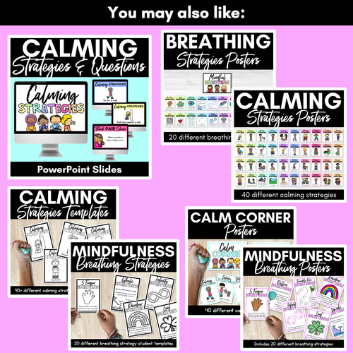 Resource preview 4 for Breathing Exercises for Kids - Mindful Breathing PowerPoint Slides