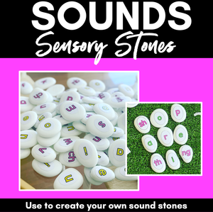 DIY Alphabet Manipulatives | SOUND STONES FREEBIE