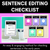 1 for Sentence Writing Editing Checklist Posters - Correcting Sentences for Kids