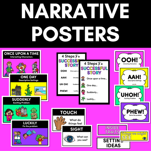 Resource preview 1 for Narrative Writing Posters