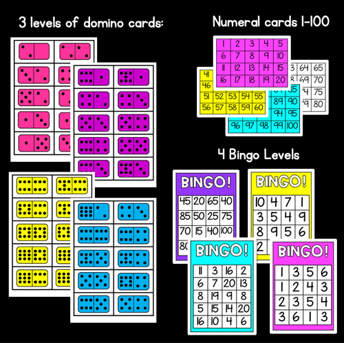 Resource preview 2 for Math Game Printables | Ten Frames Hundreds Charts & More