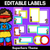 1 for SUPERHERO THEME Editable Labels