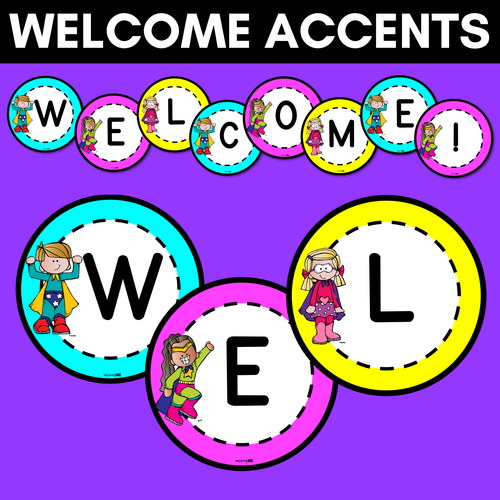 Resource preview 2 for SUPERHERO THEME Welcome Display