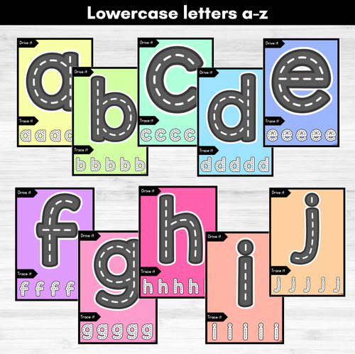 Resource preview 2 for FINE MOTOR TEMPLATES Drive It Trace It