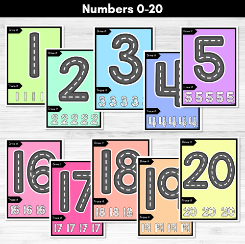 Resource preview 3 for FINE MOTOR TEMPLATES Drive It Trace It