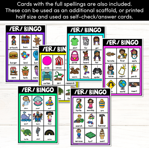 Resource preview 2 for ER SOUND BINGO