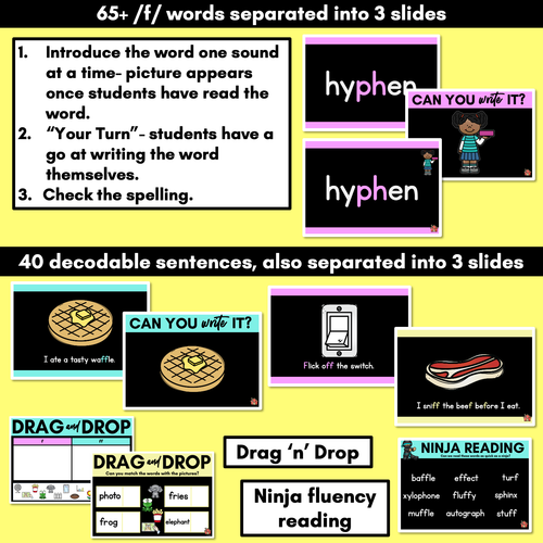 Resource preview 3 for Consonant Sound F PowerPoint | F FF PH