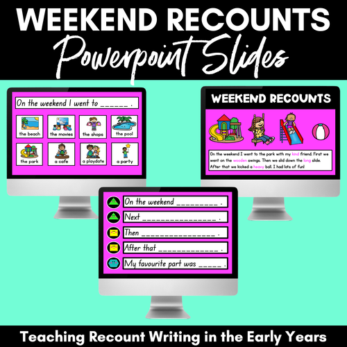 Resource preview 1 for Recount Writing PowerPoint