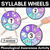 1 for Syllable Wheels | Phonological Awareness