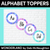 1 for ALPHABET TOPPERS - The Wonderland Collection