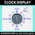 1 for CLOCK DISPLAY - The Wonderland Collection