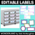 1 for EDITABLE LABELS- The Wonderland Collection