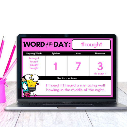 Resource preview 4 for Word of the Day Slides