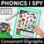 1 for I SPY for CONSONANT DIGRAPH WORDS | Phonics Templates