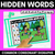 1 for HIDDEN CONSONANT DIGRAPH WORD MATS - No Prep Phonics Games