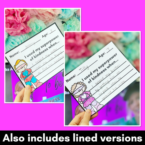 Resource preview 3 for Kindness is my Superpower | World Kindness Day Activity