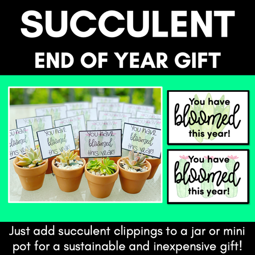 Resource preview 1 for You Have Bloomed Student Gift Templates